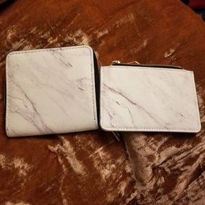 Marble Wallet and Coint Purse